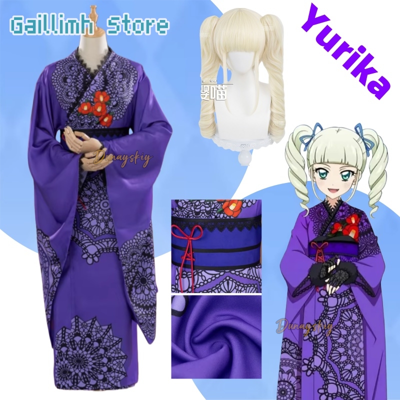 Free Cosplay Prop Patterns - アイカツ！ 優里香 トウドウ 浴衣 着物 コスプレ衣装
