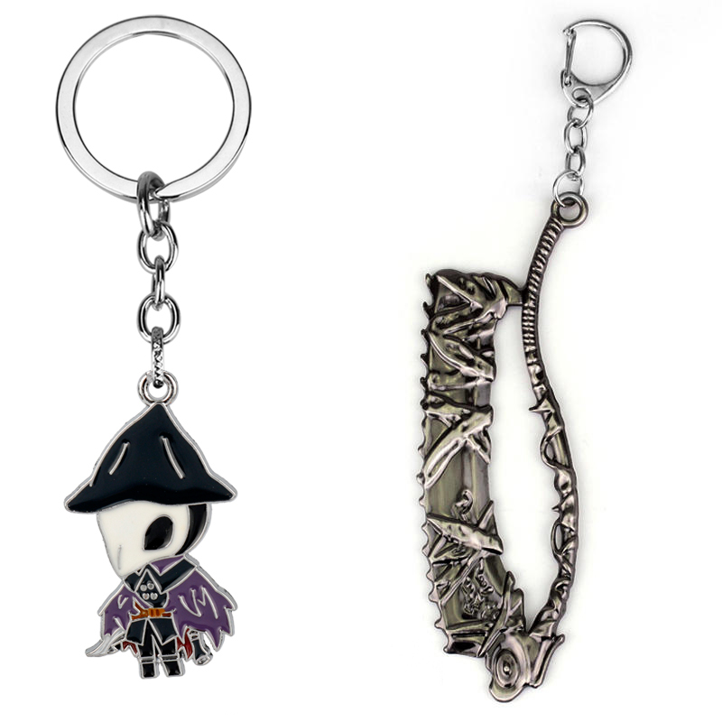 Bloodborne Cosplay Prop - 空の狩猟用アクセサリー,セッティング用,キーホルダー,ハイバッジ,ダースカル,3フィギュア,キーホルダー,サンソル,ファイアキーリング