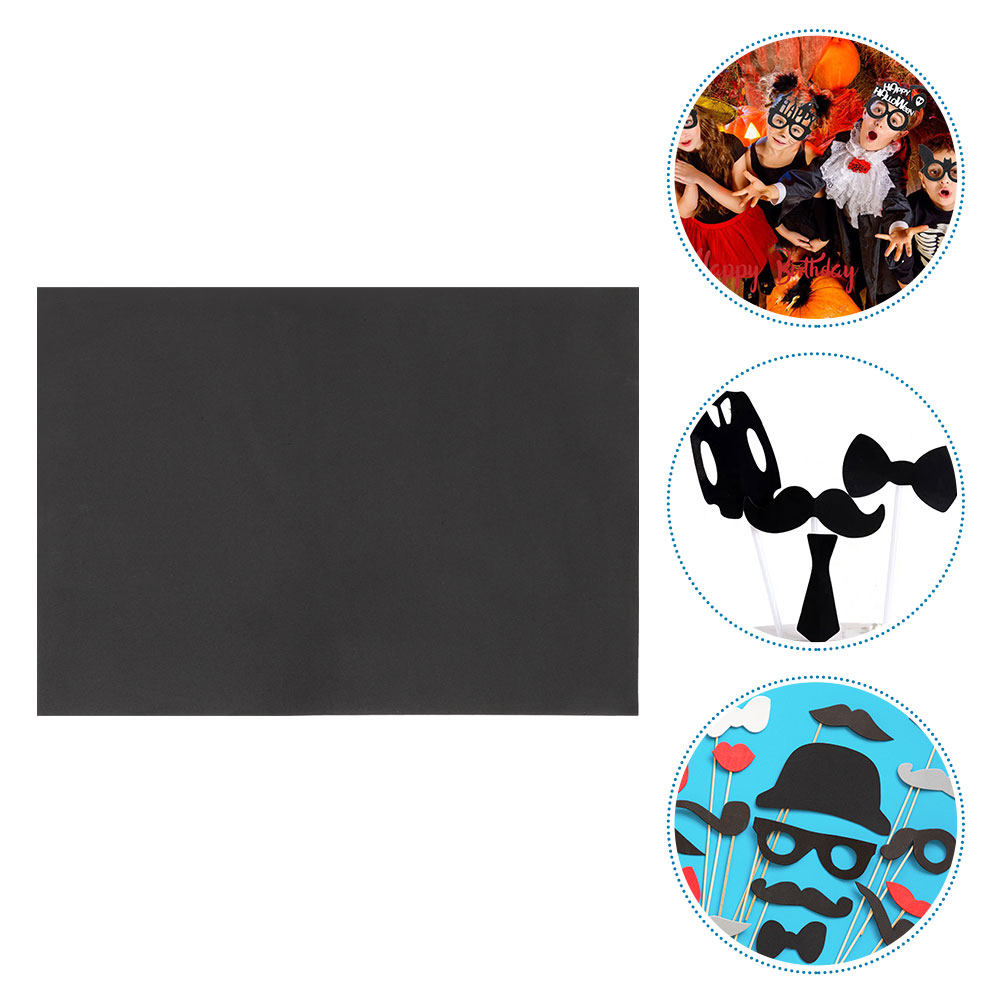 Cosplay Props Eva Foam - 5 個の Eva フォームシート黒クラフトフォームボードコスプレ小道具 DIY クラフト衣装作成スクラップブック用品