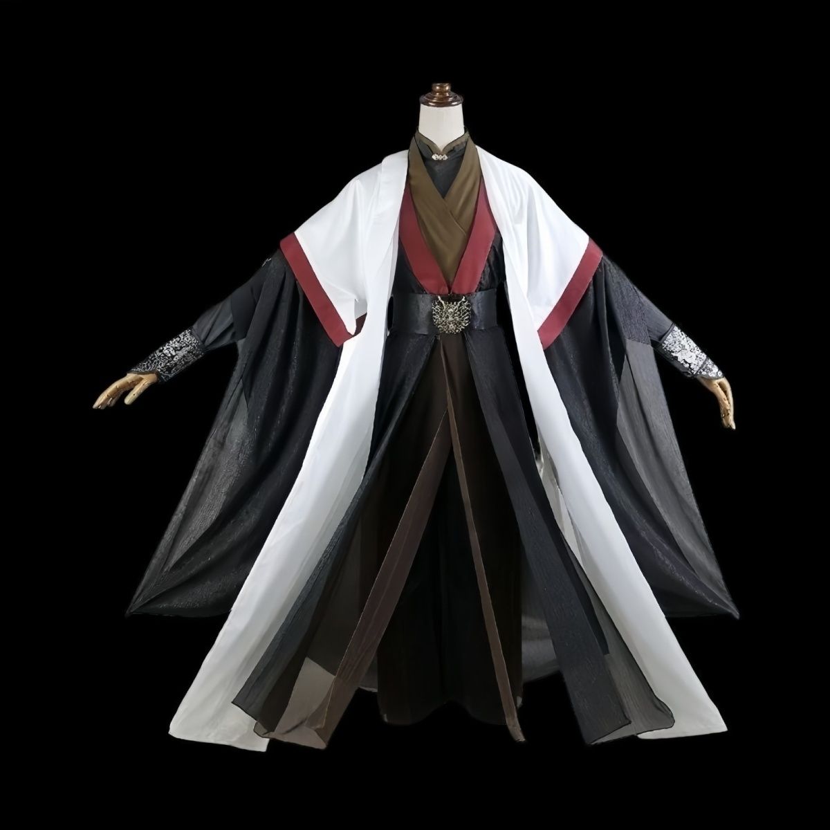 Prop For Cosplay - アニメ羅冰河コスプレ衣装古代衣装コスプレウィッグ小道具ハロウィン女性用スカム悪役の自己救済システム