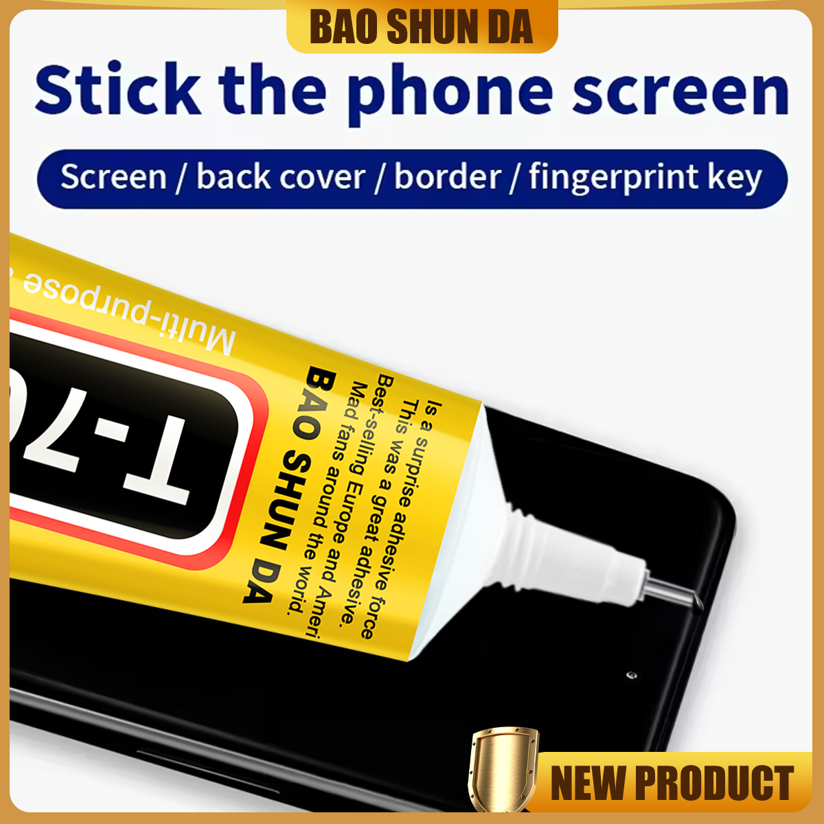 Contact Cement Glue - T7000 ブラックコンタクトモバイルスクリーン修理接着剤防水ジュエリークラフト接着剤液体超強力接着剤多目的DIY接着剤