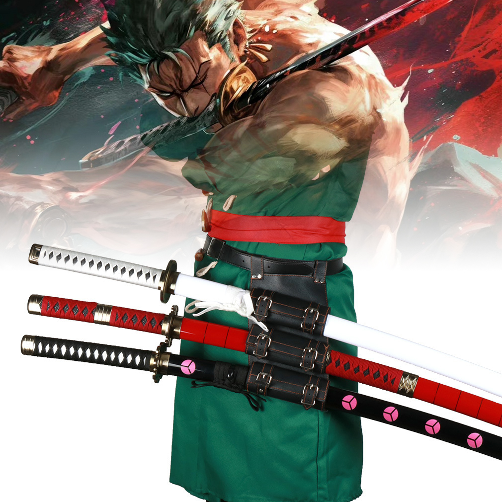Cosplay Prop Katana - 40インチ ロロノア・ゾロ 刀 忍者ナイフ 剣 アニメコスプレ衣装