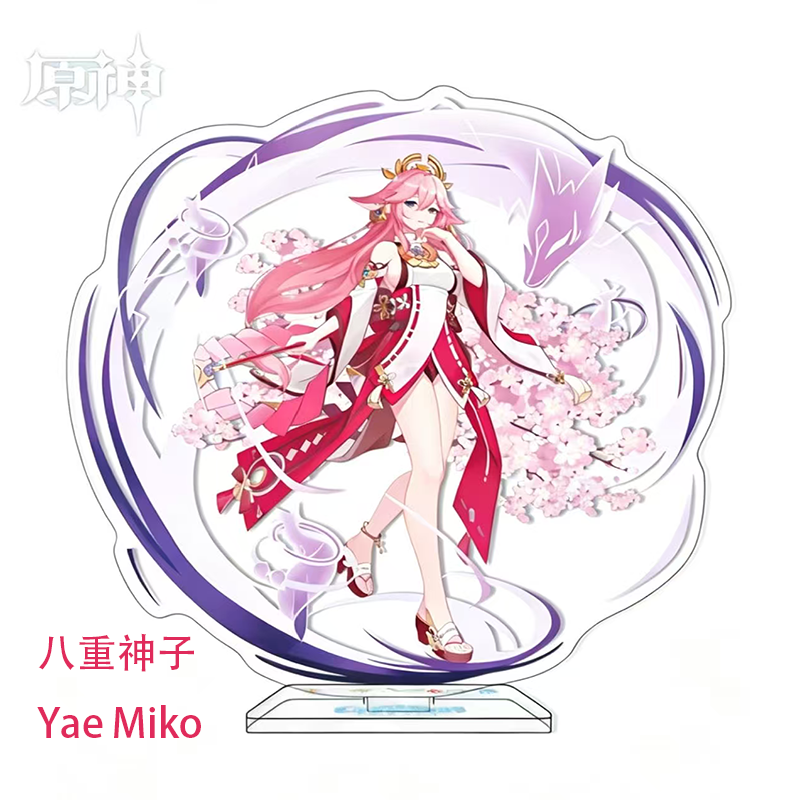 Acrylic Cosplay Prop - 原神アクリルスタンドフィギュア ハロウィンギフト アニメゲーム周辺グッズ スタンドコレクション グッズ コスプレ小道具
