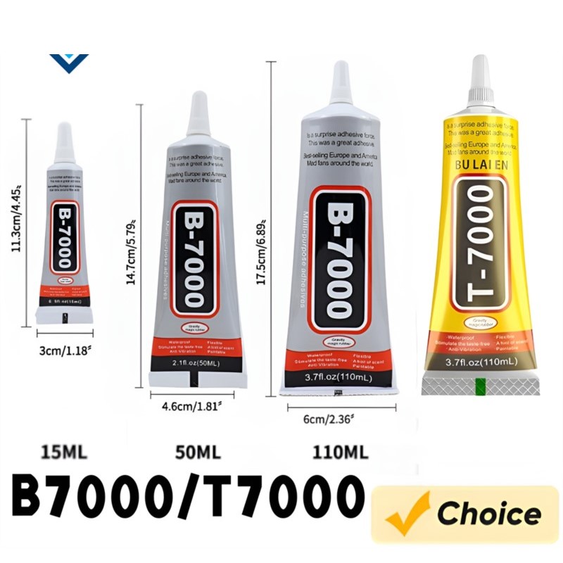 Contact Cement Glue - 1個 15ML 50ML 110ML B-7000 クリアコンタクト電話修理用接着剤