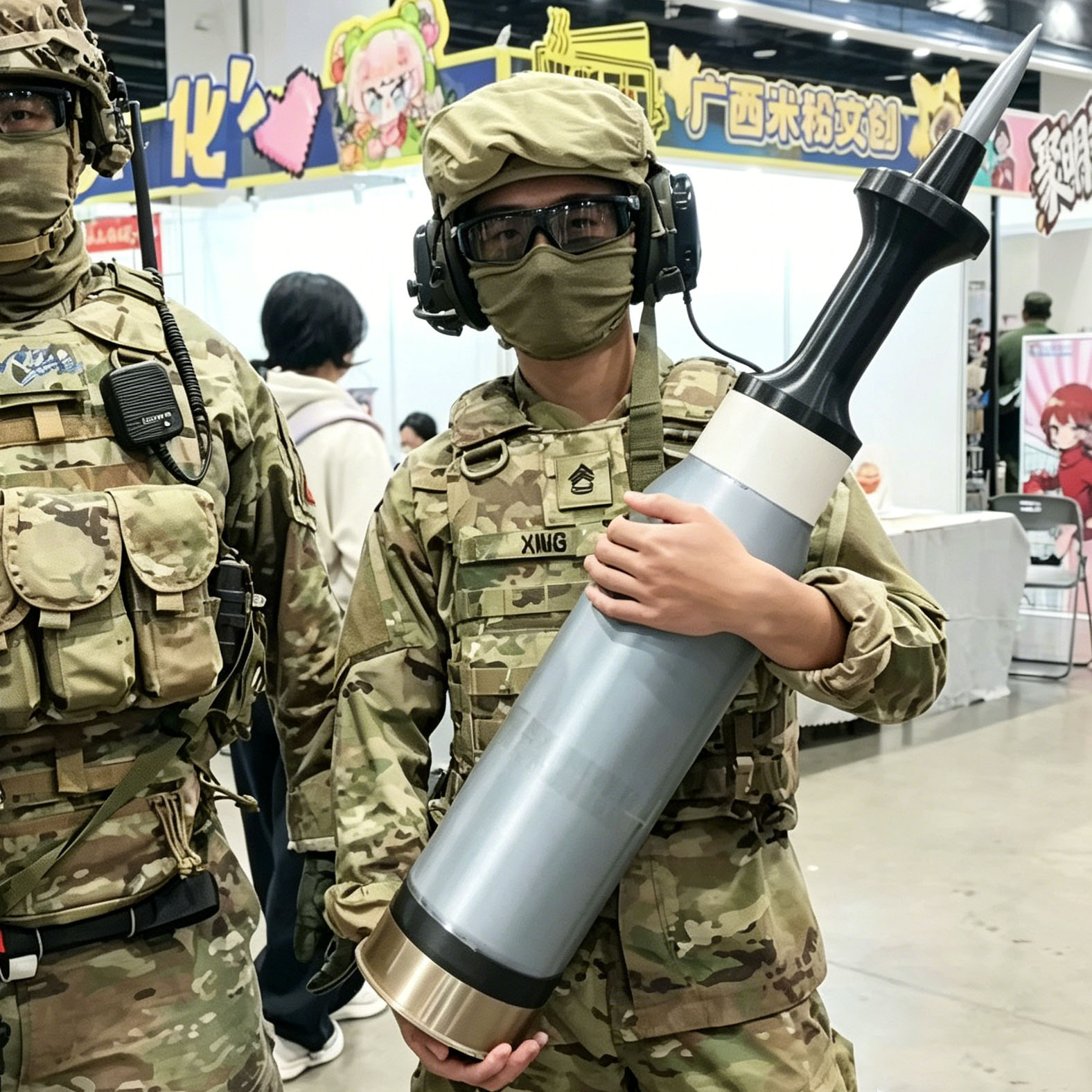 Cosplay Prop Display - 3D プリントされた 120mm APFSDS 組み立てモデル M1