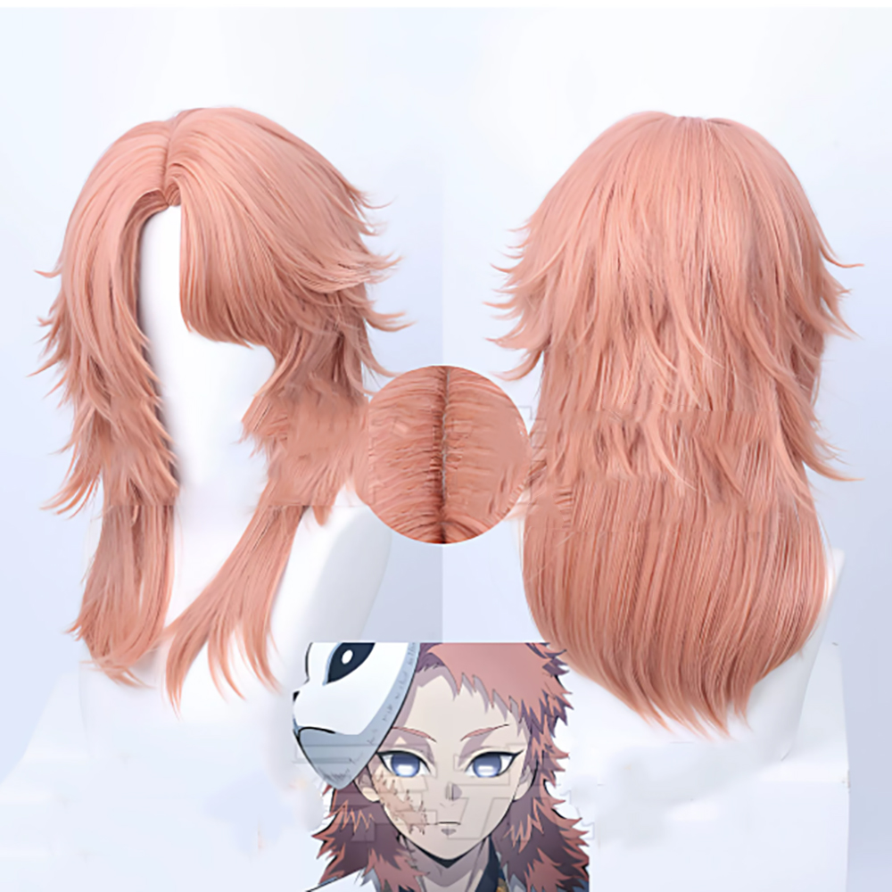 Wig Fiber Net - HAIRJOY 人工毛サビトコスプレウィッグショートカーリーピンクコスプレウィッグローズネット