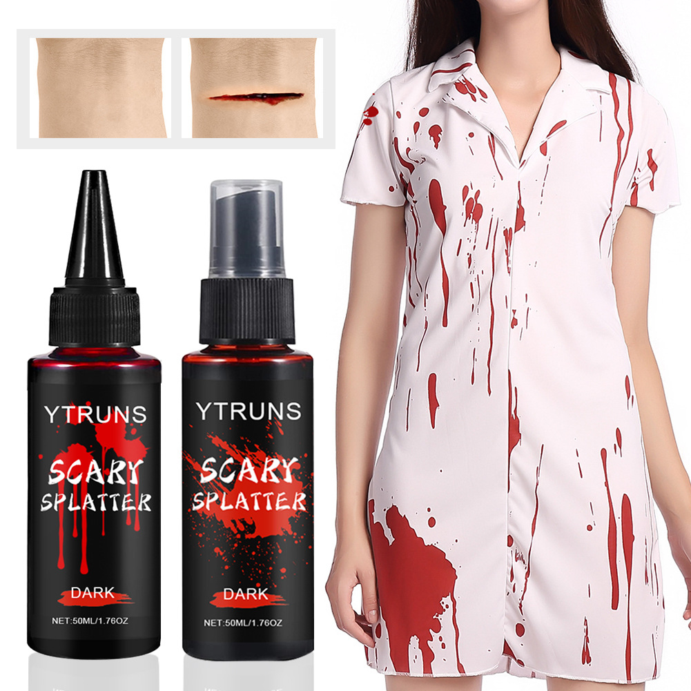Body Paint Sfx - ハロウィン凝固血液、SFX 創傷、カット、ピエロ、吸血鬼フィルムコスプレメイクアップ用偽血ジェル