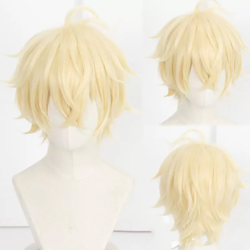 Wig Fiber Net - HAIRJOY 人工毛 セラフ・オブ・ザ・エンド 百夜ミカエラ コスプレウィッグ ショートカーリーブロンド