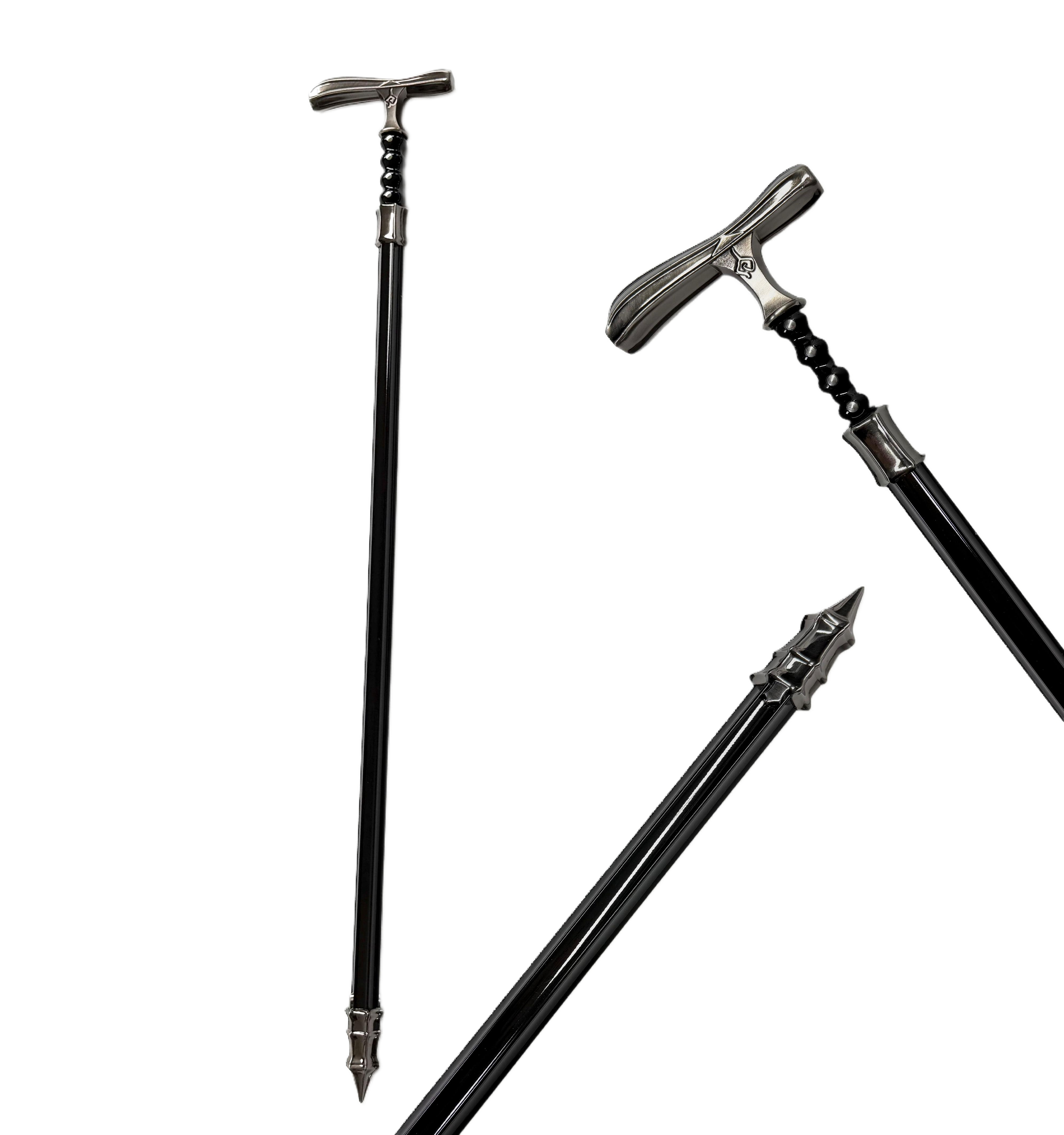 Bloodborne Cosplay Prop - Bloodborne スパイラルスタッフ ハンターズスタッフ - 2色のメタルカラーをご用意 -