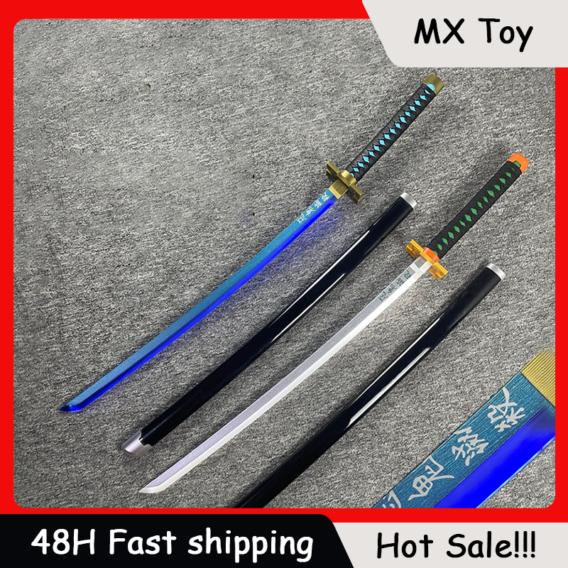 Cosplay Prop Katana - 103cm発光版日輪刀アニメコスプレ小道具 トミオカギユウ 日本刀 甘楽座善逸侍刀 ライトセーバー