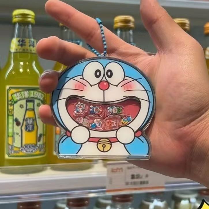 Acrylic Cosplay Prop - ドラえもん漫画シェイクシェイクキーホルダーかわいいアクリルバックパックペンダント親友ギフト装飾楽しいギフト友達へのプレゼント