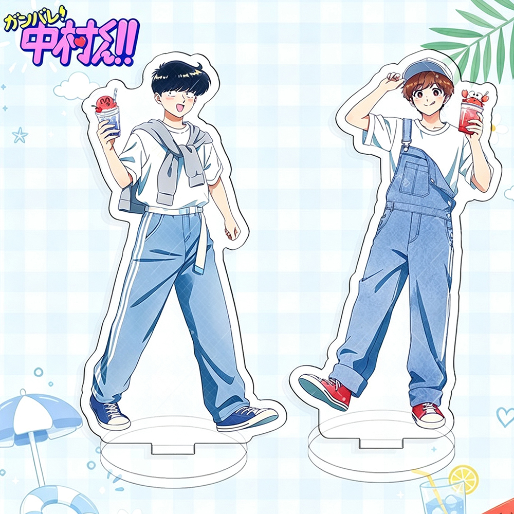 Acrylic Cosplay Prop - アニメ Go For It ナカムラアイキヒロセオクツナカムラコスプレスタンドアクリルスタンディングプレートデスク装飾かわいい飾りアクセサリー