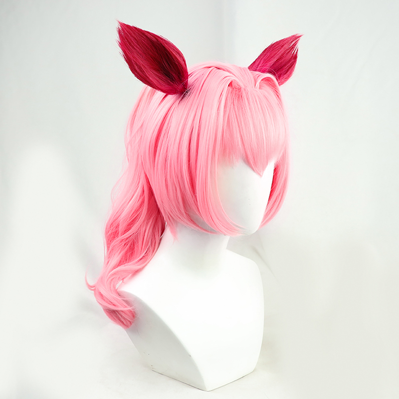 アニメウマ娘プリティーダービー春うららコスプレウィッグピンク - Cosplay Floating Prop のレビューと価格