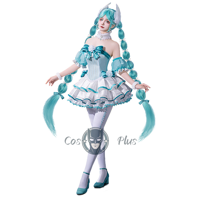 アニメプロジェクト世界ミクコスプレ衣装白鳥の湖ブルーフィッシ - Fishbones Cosplay Prop のレビューと価格