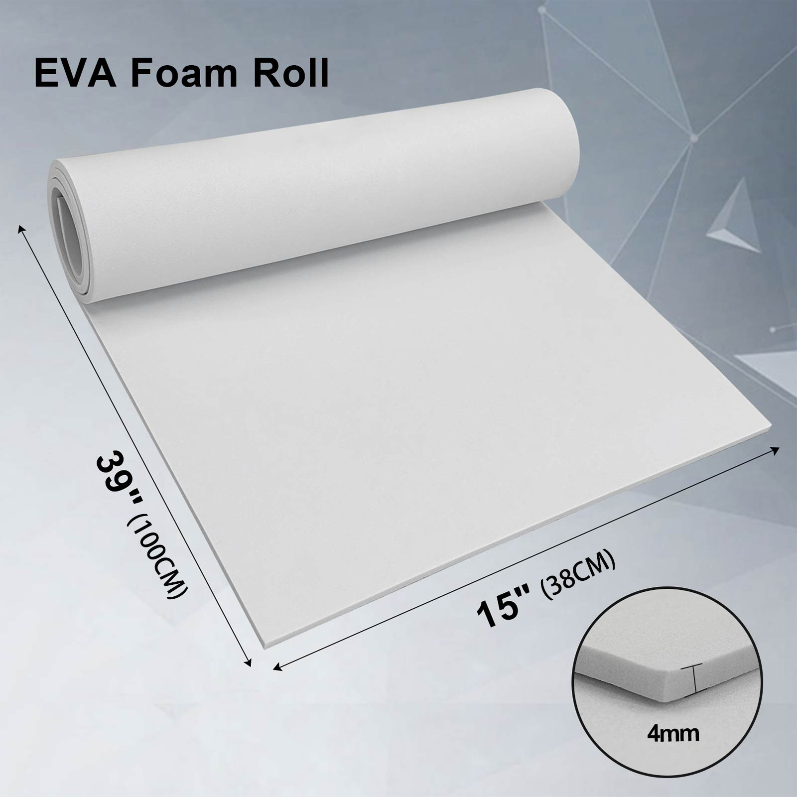 EVA フォームロール スポンジ紙 厚さ 2mm-10mm  - Craft Foam Roll のレビューと価格