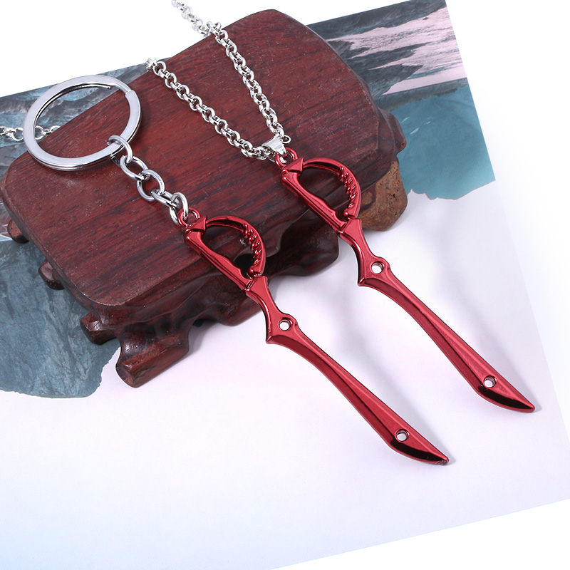 アニメ/キルラキル まといりゅうこ ブレードキーホルダー 赤 - Keyblade Cosplay Prop のレビューと価格