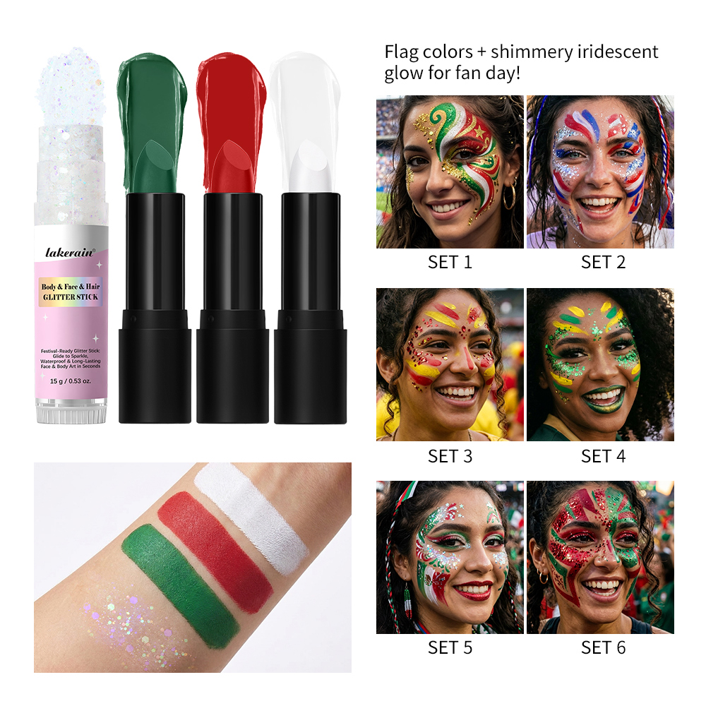フェイスボディペイントスティックセットアイブラックフットボー - Body Paint Sfx のレビューと価格