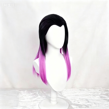 レイナ アニメ コスプレウィッグ 黒とピンクの二層ロングヘア - Wig Fiber Net のレビューと価格