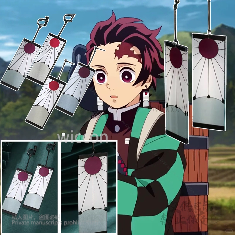 アクリルイヤリング耳クリップスタイルアクセサリー小道具アニメ - Acrylic Cosplay Prop のレビューと価格