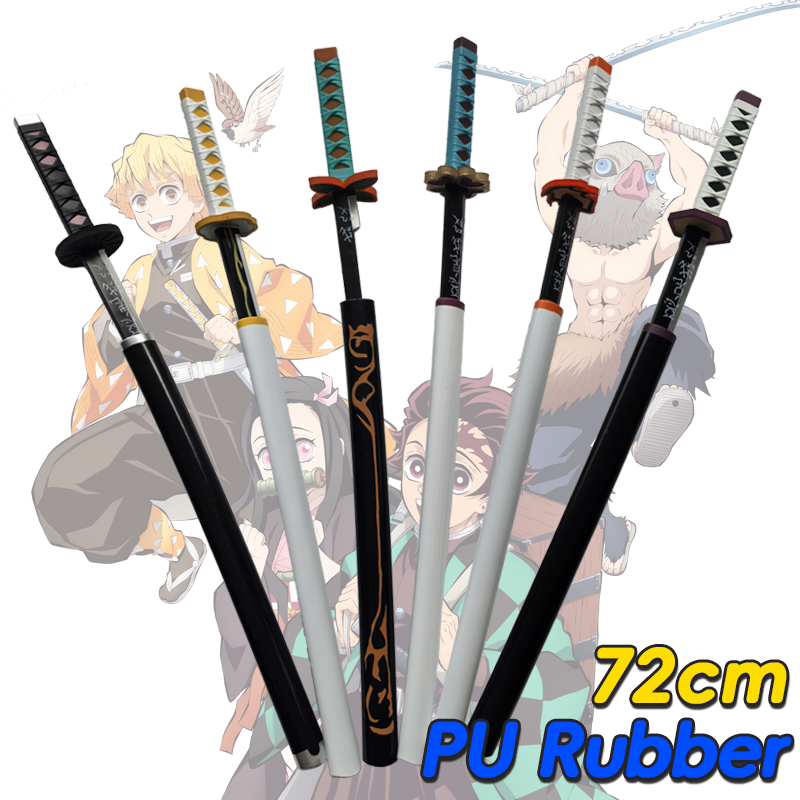 アニメ刀剣1:1コスプレ小道具オリジナル模様胡蝶しのぶミツリ - Cosplay Prop Katana のレビューと価格