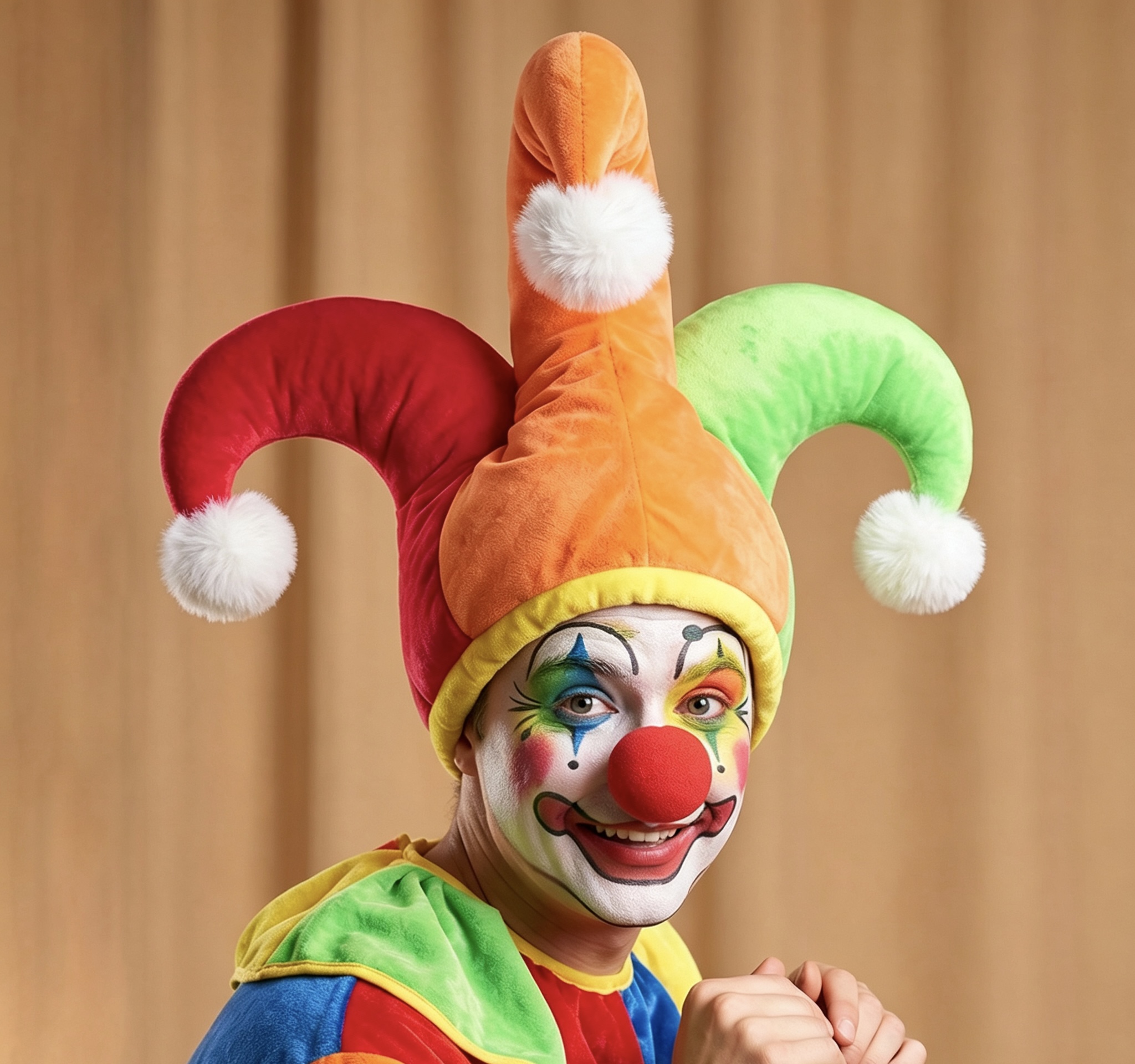 ハッピーハロウィンコスプレ帽子ジョーカーキャップ大人のパーテ - Prop For Cosplay のレビューと価格