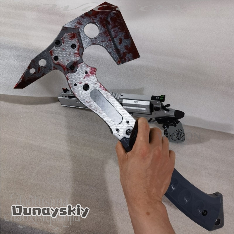 Leonn 高品質偽戦術斧血痕パターン 3D ポリ乳酸小道具 - Free Cosplay Prop Patterns のレビューと価格