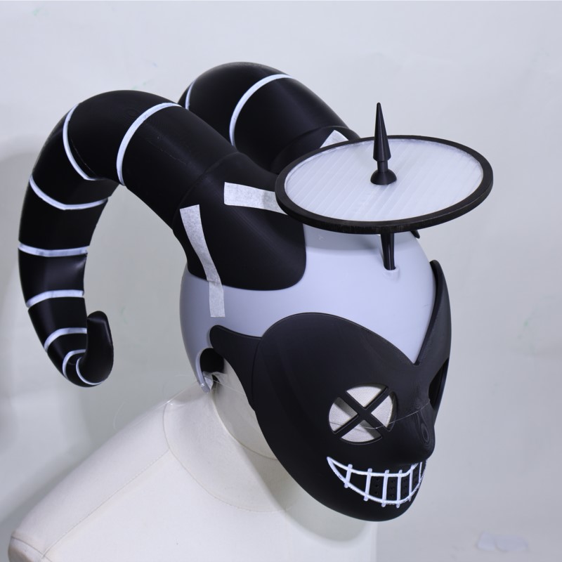 3D 印刷リュートコスプレマスクヘルメットエンジェルホテルア - Cosplay Prop 3D Print Settings のレビューと価格