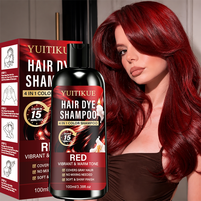 ノーミックスレッドヘアカラーリングシャンプー 4 in 1  - Hair Spray Color のレビューと価格
