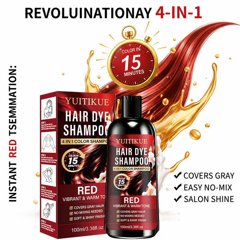 ノーミックスレッドヘアカラーリングシャンプー 4 in 1  - Hair Spray Color のレビューと価格