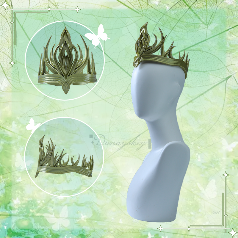 エルフキングクイーンクラウンハロウィン小道具ファンタジースタ - Cosplay Prop 3D Print Settings のレビューと価格
