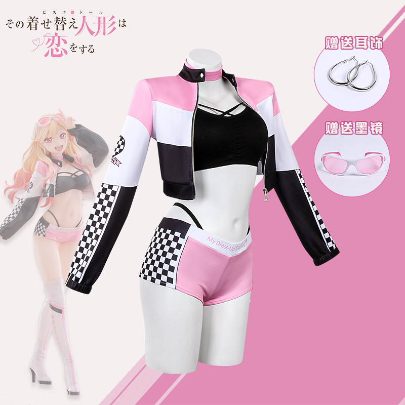 アニメ私のドレスアップダーリンウィッグレーススーツ小道具クー - Cosplay Floating Prop のレビューと価格