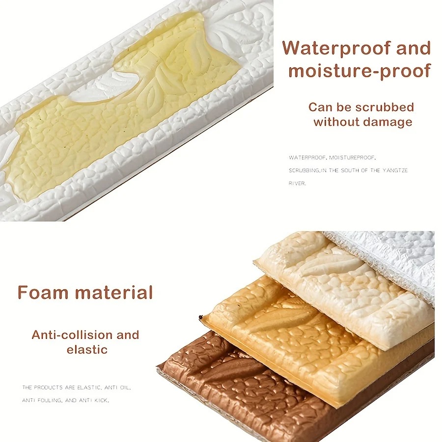230cm フォーム壁エッジストリップステッカーは半分に折り - Craft Foam Roll のレビューと価格