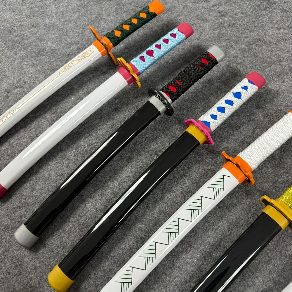 16インチ 冨岡義勇 刀 アニメ 鬼滅の刃 刀 コスプレ小道 - Cosplay Prop Katana のレビューと価格