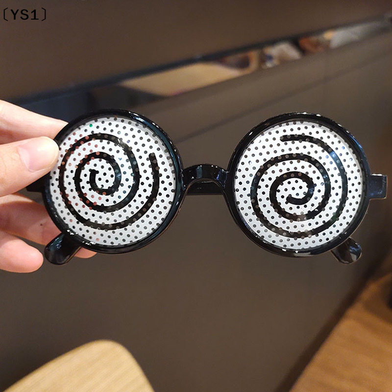 〔YS1〕新しいコスプレメガネめまい模様面白い装飾メガネアニ - Free Cosplay Prop Patterns のレビューと価格