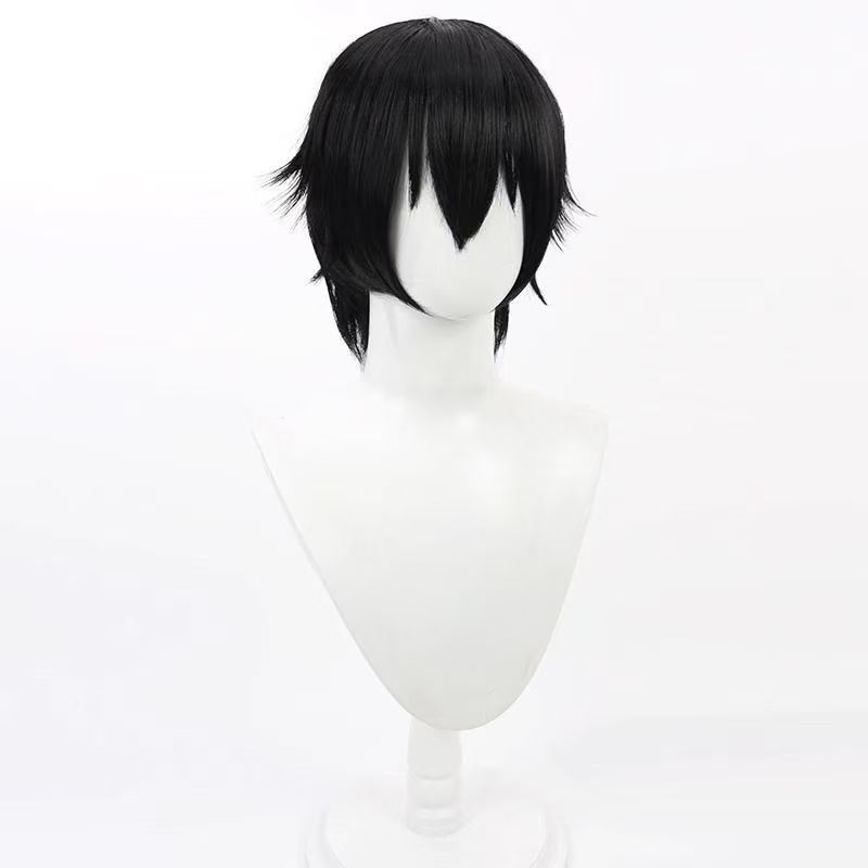 アニメルルーシュ・ランペルージコスプレウィッグショートブラッ - Wig Fiber Net のレビューと価格