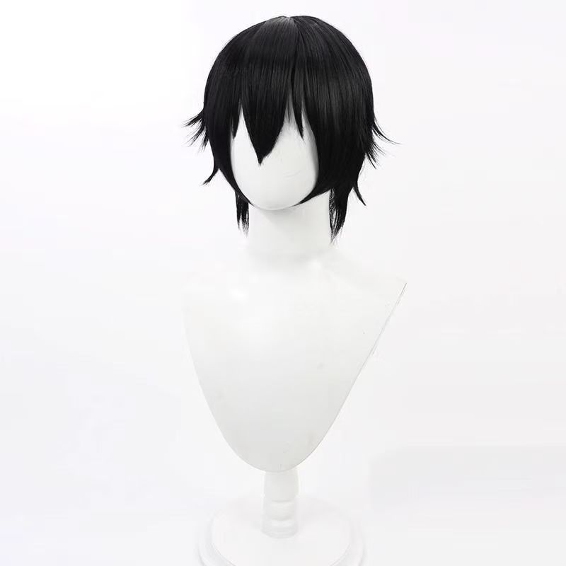 アニメルルーシュ・ランペルージコスプレウィッグショートブラッ - Wig Fiber Net のレビューと価格