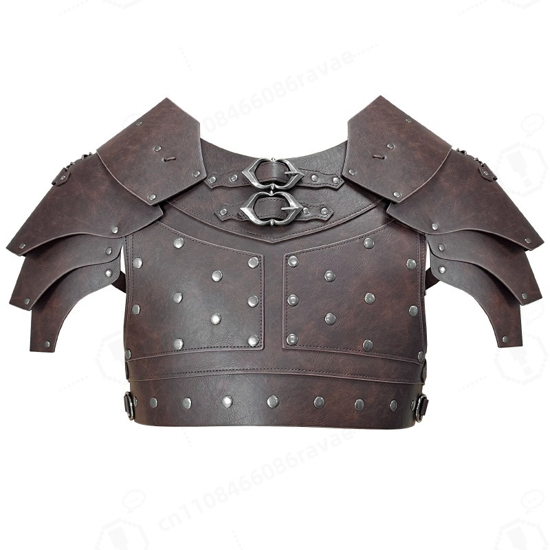 中世風スタッズ付き肩胸甲冑バイキングハーネスハロウィンLAR - Prop For Cosplay のレビューと価格