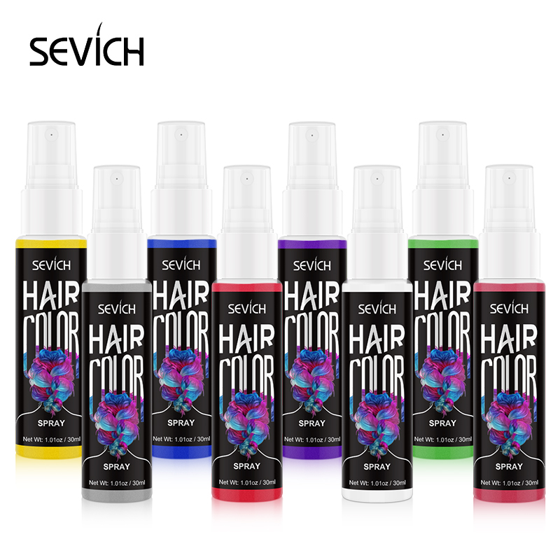 Sevich 8 色 30 ミリリットル染毛剤スプレー使い捨 - Hair Spray Color のレビューと価格