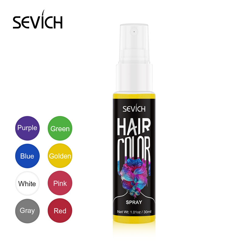Sevich 8 色 30 ミリリットル染毛剤スプレー使い捨 - Hair Spray Color のレビューと価格