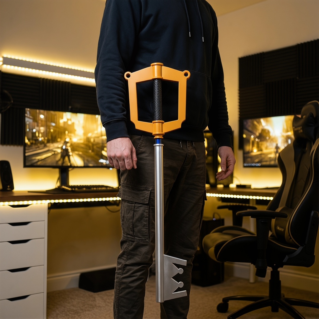 33.8インチ キングダムハーツ ソラ キーブレード カタナ - Keyblade Cosplay Prop のレビューと価格