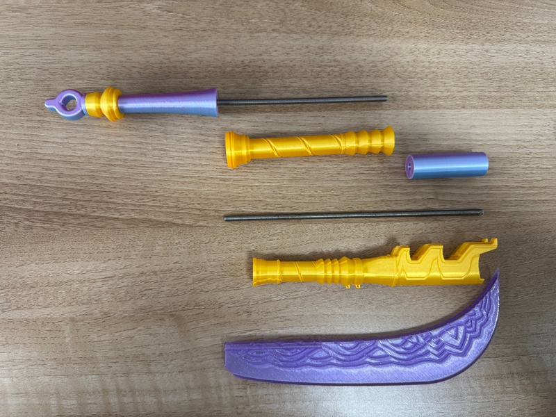 ルミハンターズナイフ漫画ロールプレイロングプロップソードナイ - Cosplay Prop 3D Print Settings のレビューと価格