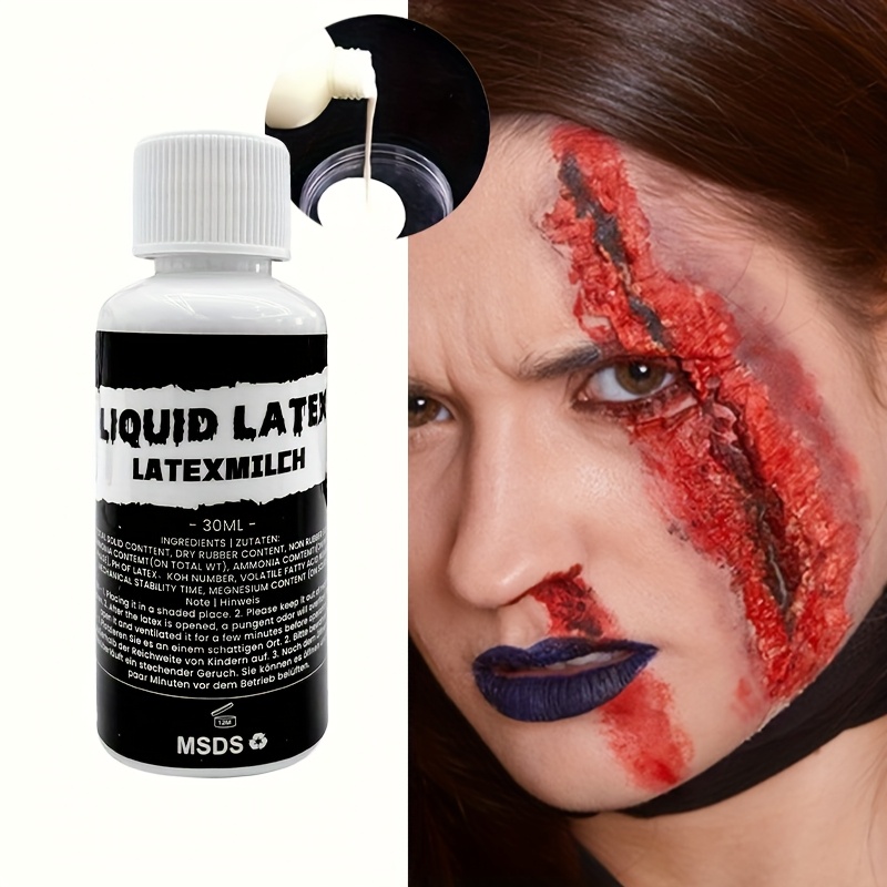 2個入り液体ラテックスハロウィンSFXメイクアップキット、透 - Body Paint Sfx のレビューと価格