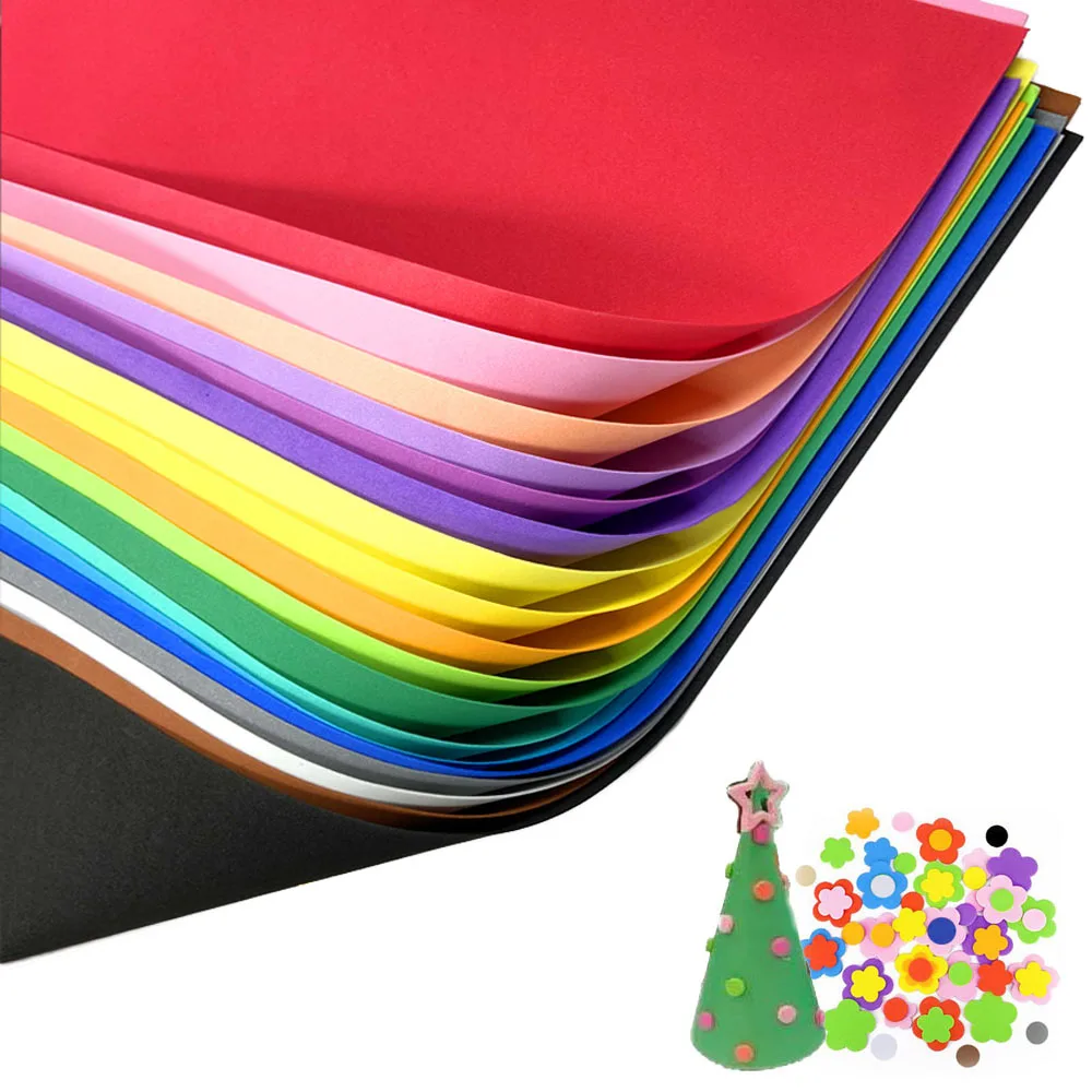 1-18枚 1mm EVAフォームシート、カラフルで柔らかく - Cosplay Props Eva Foam のレビューと価格