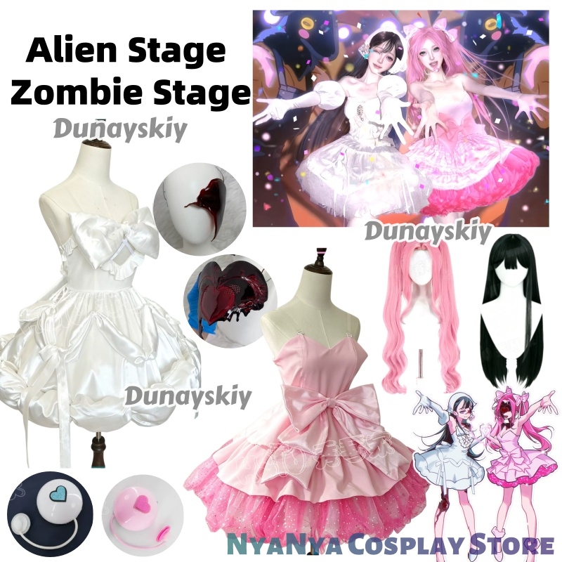 エイリアンステージゾンビステートミジコスプレ衣装ウィッグピン - Cosplay Prop Bow のレビューと価格