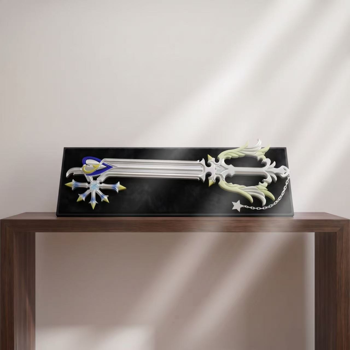 88cm実物大キングダムハーツ木製キーブレードシルバーブルー - Keyblade Cosplay Prop のレビューと価格