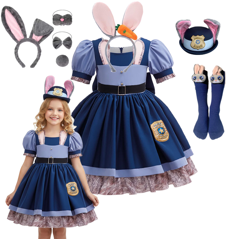 2026 新しい映画バニージュディガールバックボウドレス衣装 - Cosplay Prop Bow のレビューと価格