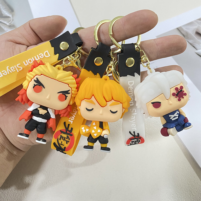 41種類の鬼滅の刃キーホルダー、可愛いキャラクターバッグ飾り - Keyblade Cosplay Prop のレビューと価格