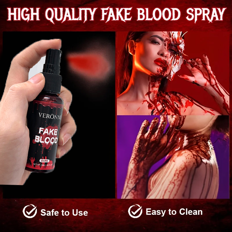液体ラテックス SFX メイクアップキット 血スプレーとスポ - Body Paint Sfx のレビューと価格