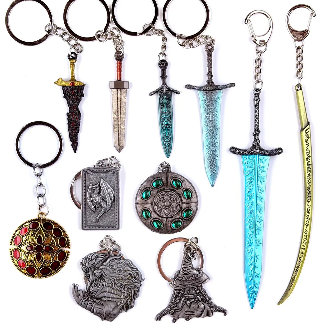 ブラッドハウンドの牙キーホルダー |   リング ダークムー - Bloodborne Cosplay Prop のレビューと価格
