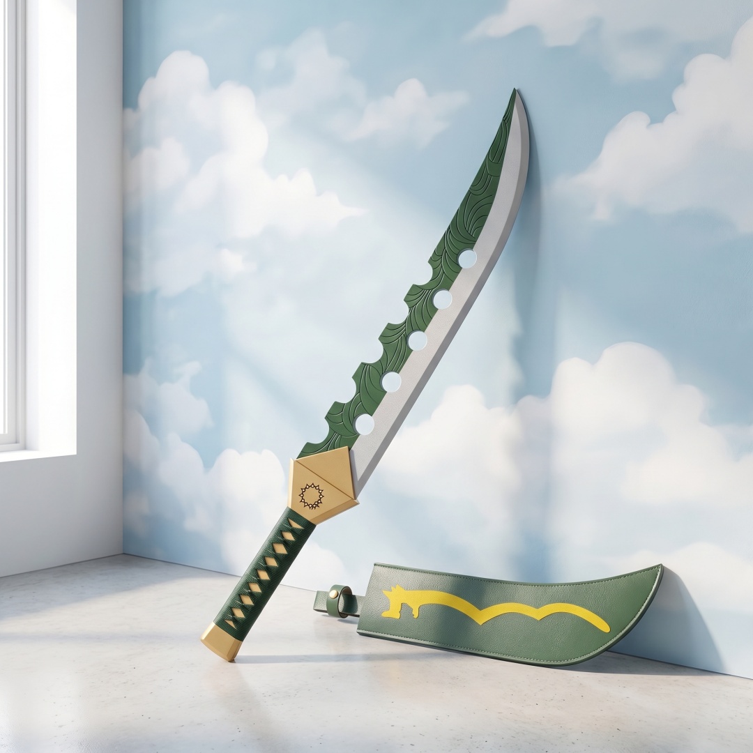 28インチ 七つの大罪 メリオダス 刀 アニメ コスプレ 小 - Cosplay Prop Katana のレビューと価格